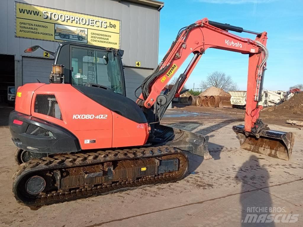 Kubota KX 080 Közepes (midi) kotrók 7 t - 12 t