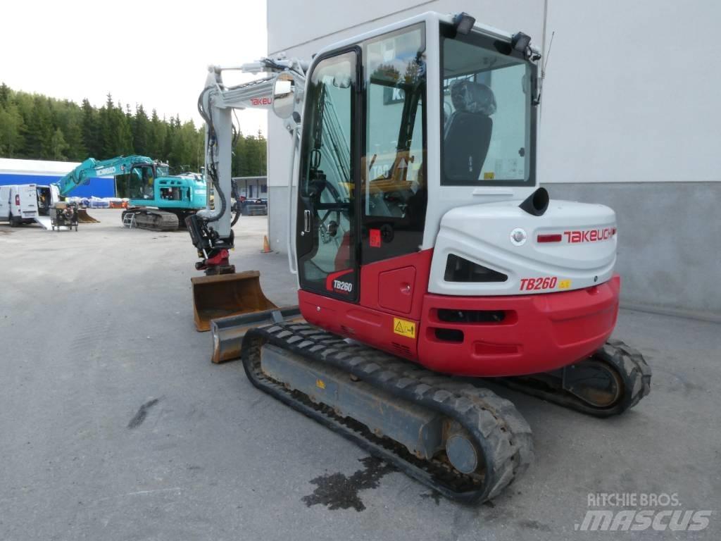 Takeuchi TB260 Mini kotrók < 7t