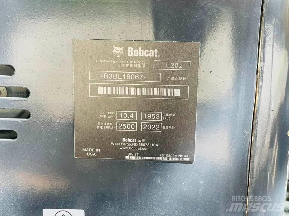 Bobcat E20z Mini kotrók < 7t