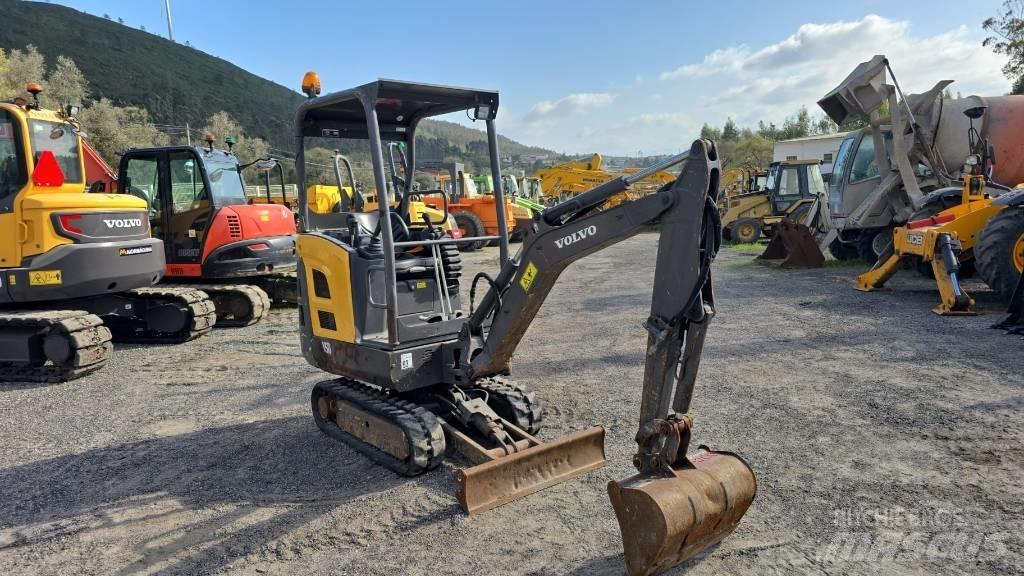 Volvo EC 18 Mini kotrók < 7t