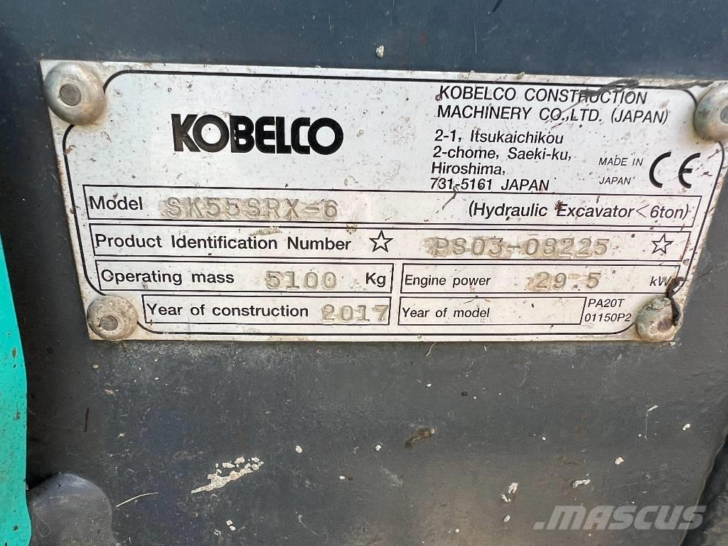 Kobelco SK 55 SRX-6 Mini kotrók < 7t