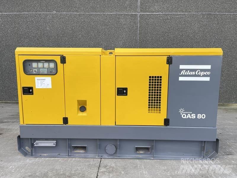 Atlas Copco QAS 80 Dízel áramfejlesztők