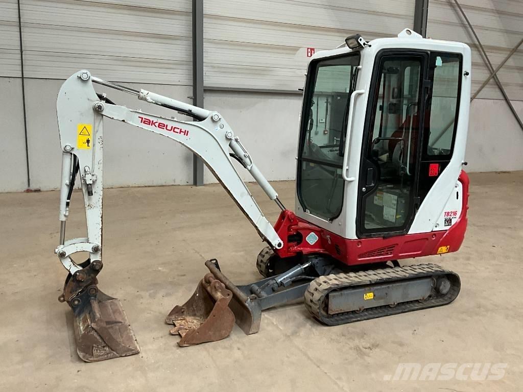 Takeuchi TB 216 Mini kotrók < 7t