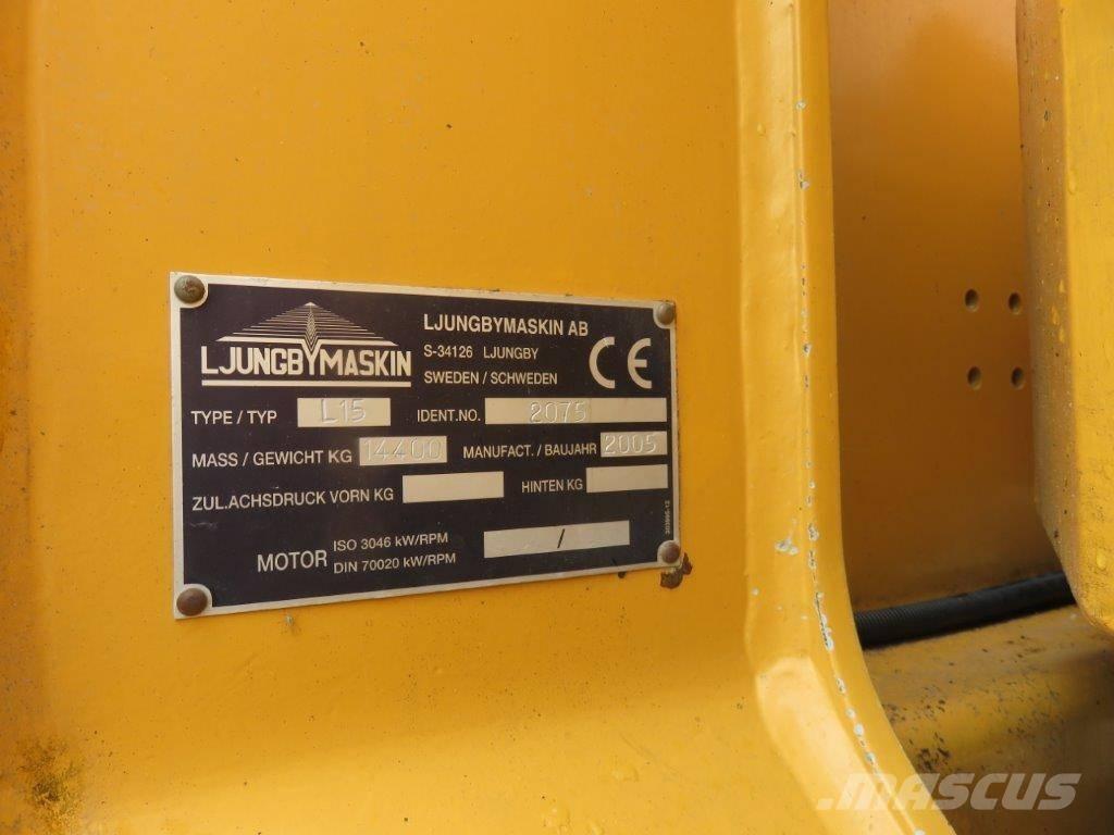 Ljungby L 15 Gumikerekes homlokrakodók