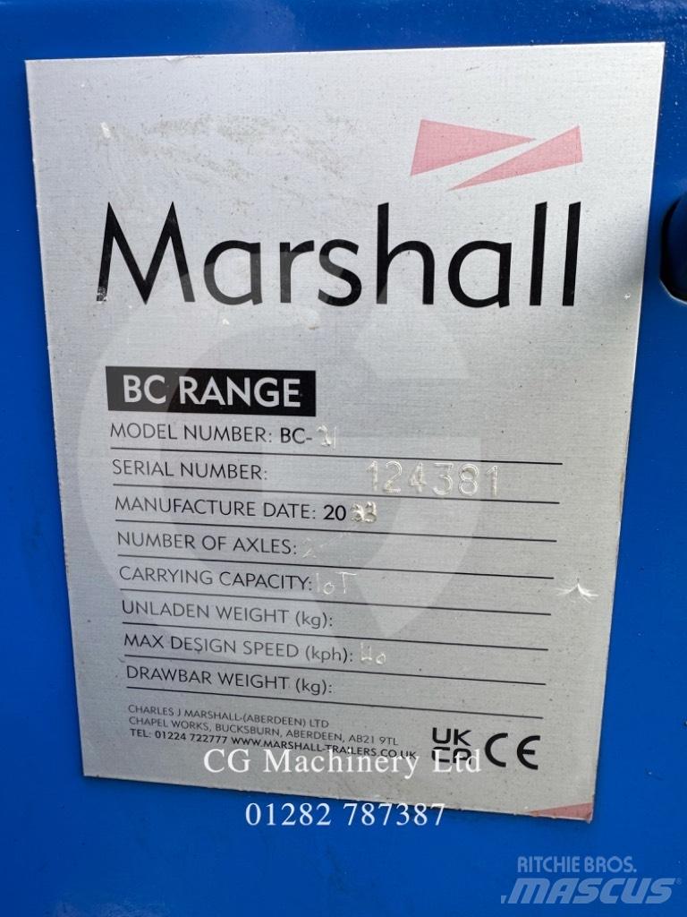 Marshall BC21 Bálaszállító pótkocsi