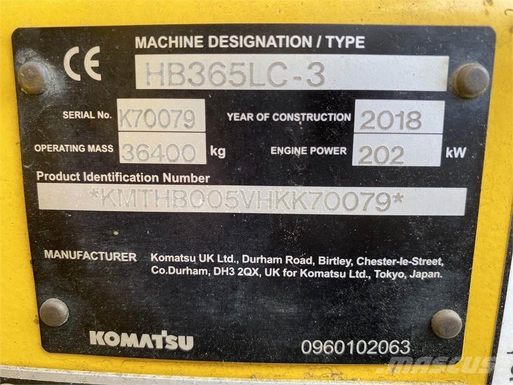 Komatsu HB365LC-3 Lánctalpas kotrók