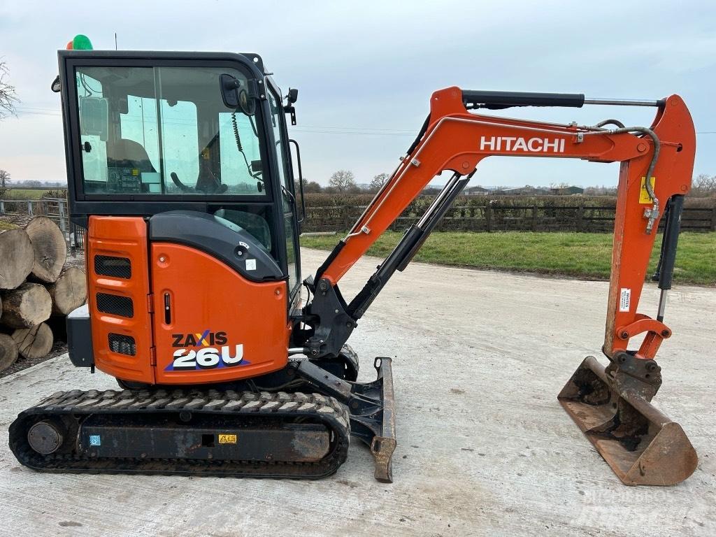 Hitachi ZX 26 U-6 Mini kotrók < 7t