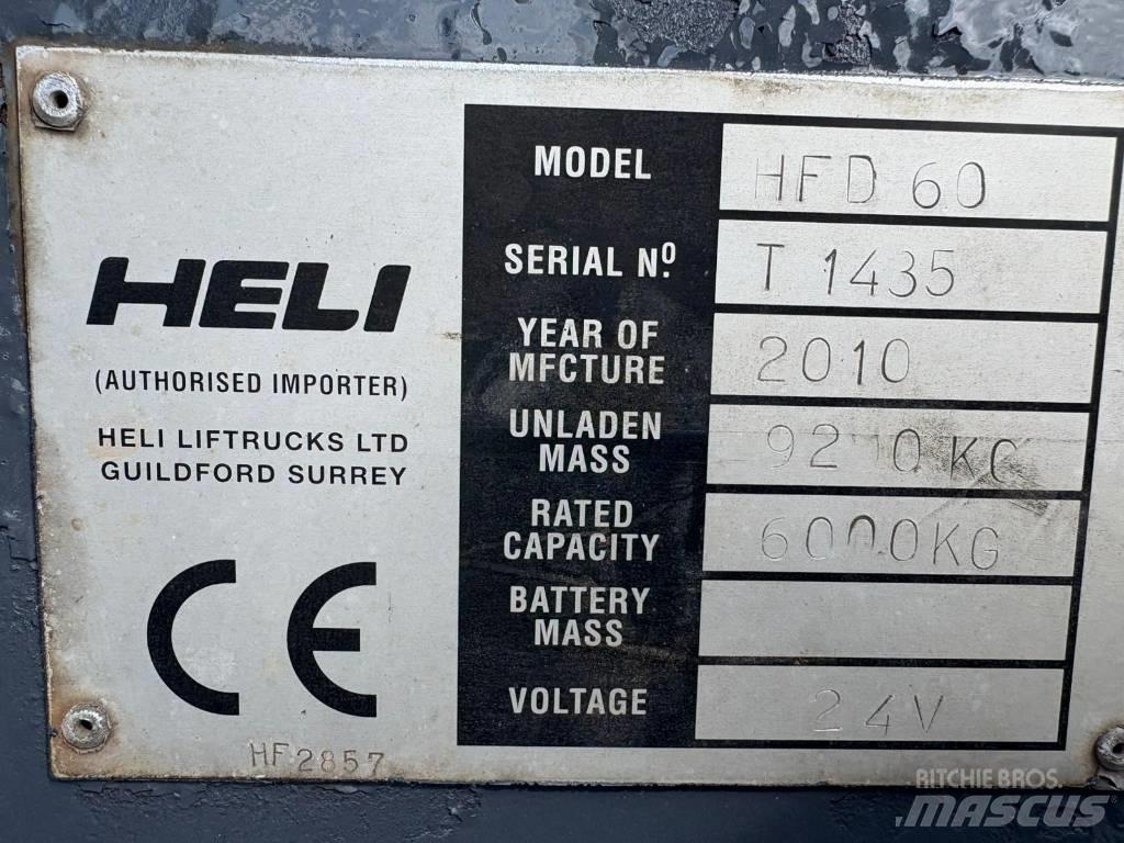 Heli HFD60 Dízel targoncák