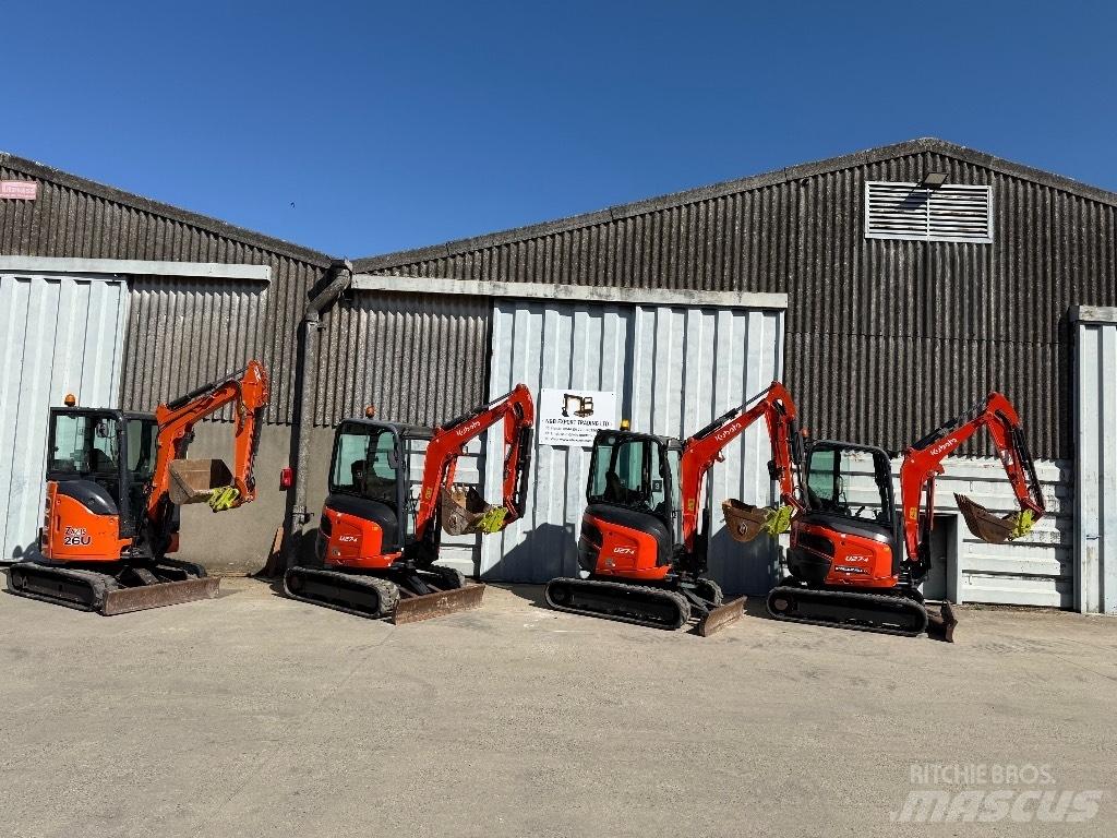 Kubota U 27 Mini kotrók < 7t