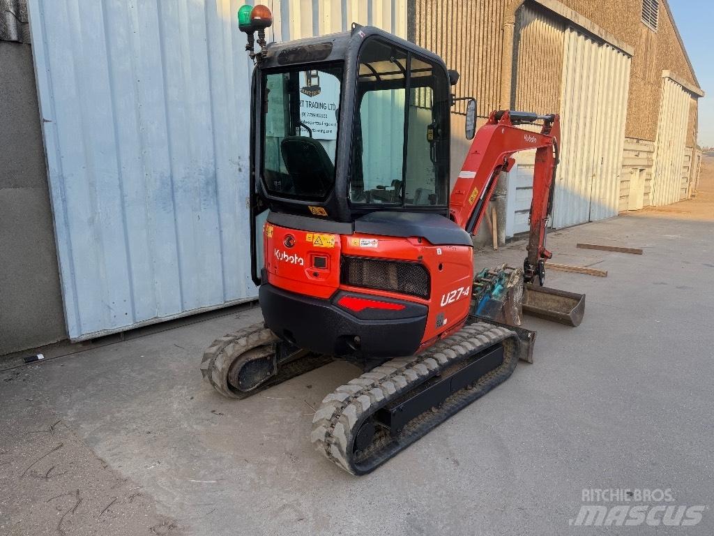 Kubota U 27 Mini kotrók < 7t