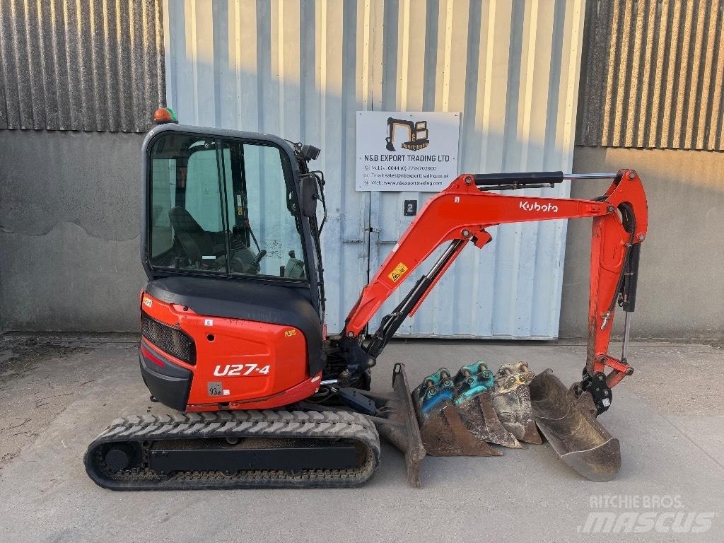 Kubota U 27 Mini kotrók < 7t