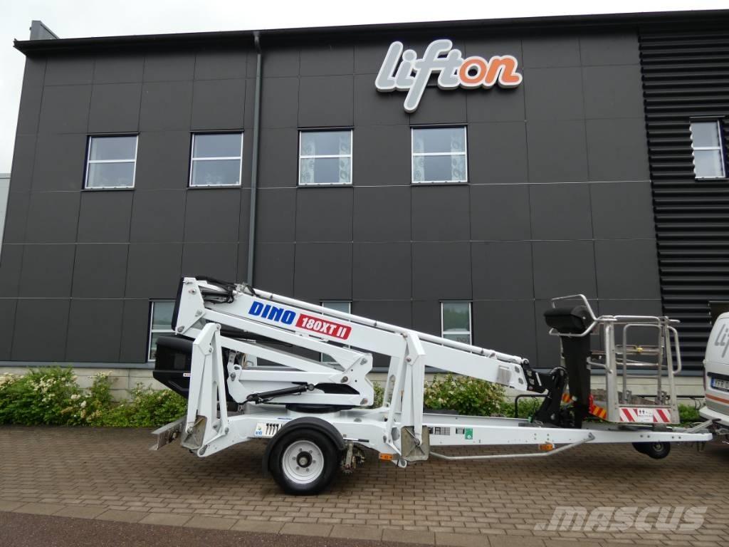 Dino 180 XT  Skylift Pótkocsira szerelt emelők és állványok