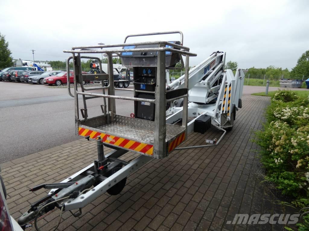 Dino 180 XT  Skylift Pótkocsira szerelt emelők és állványok