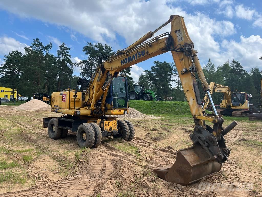 Komatsu PW 160 ES-7K Gumikerekes kotrók