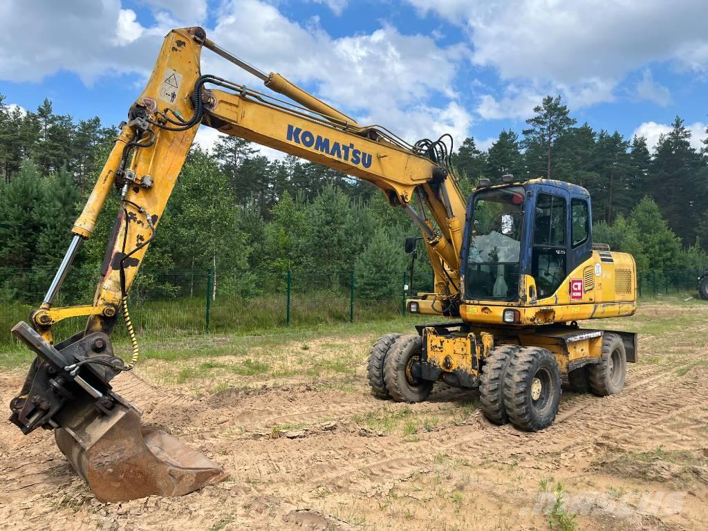 Komatsu PW 160 ES-7K Gumikerekes kotrók