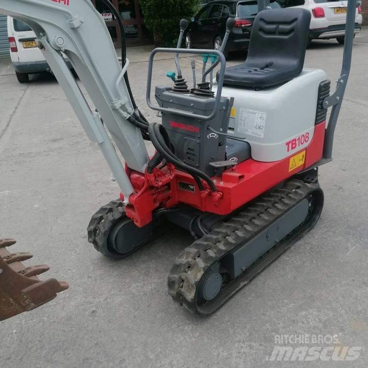 Takeuchi TB108 Mini kotrók < 7t