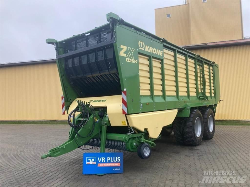Krone ZX470GD Önrakodó pótkocsik