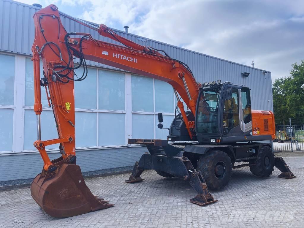 Hitachi ZX 190 W-3 Gumikerekes kotrók
