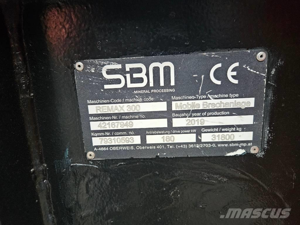 SBM Remax 300 Mobil törőgépek