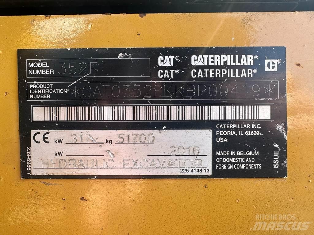 CAT 352F Lánctalpas kotrók