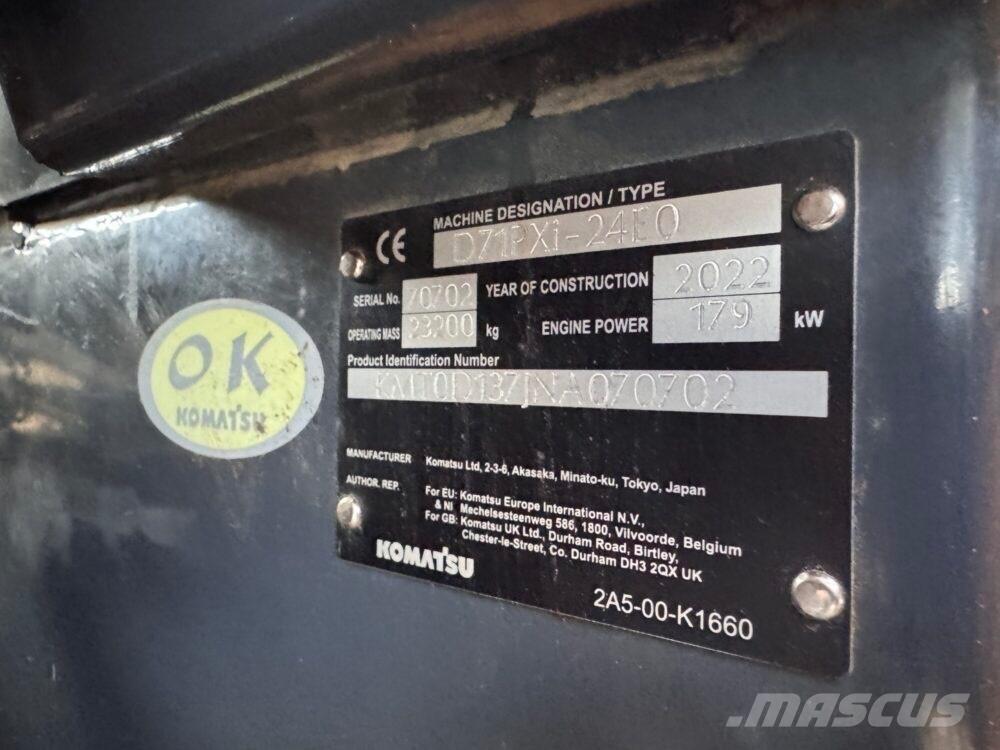 Komatsu D71 PXi-24EO lánctalpas dózerek