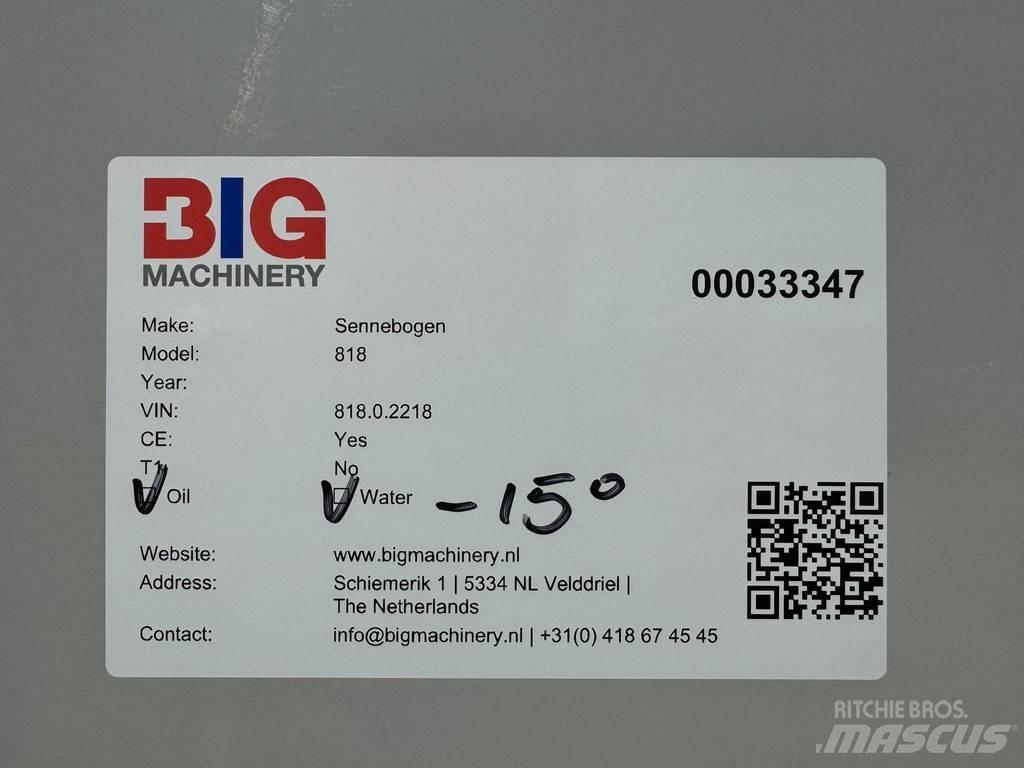 Sennebogen 818E Gumikerekes kotrók