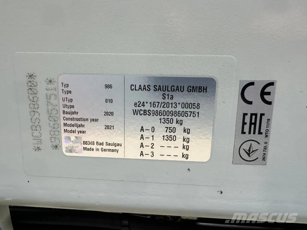 CLAAS Liner 2700 Rendforgatók