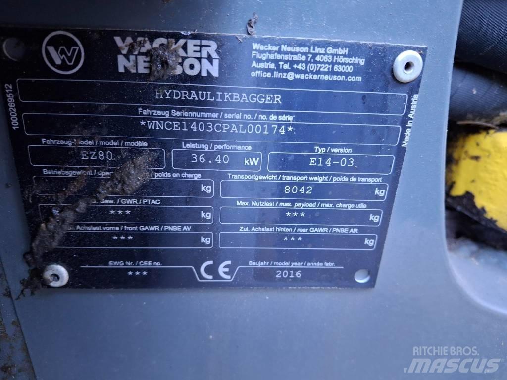 Wacker Neuson EZ 80 Közepes (midi) kotrók 7 t - 12 t