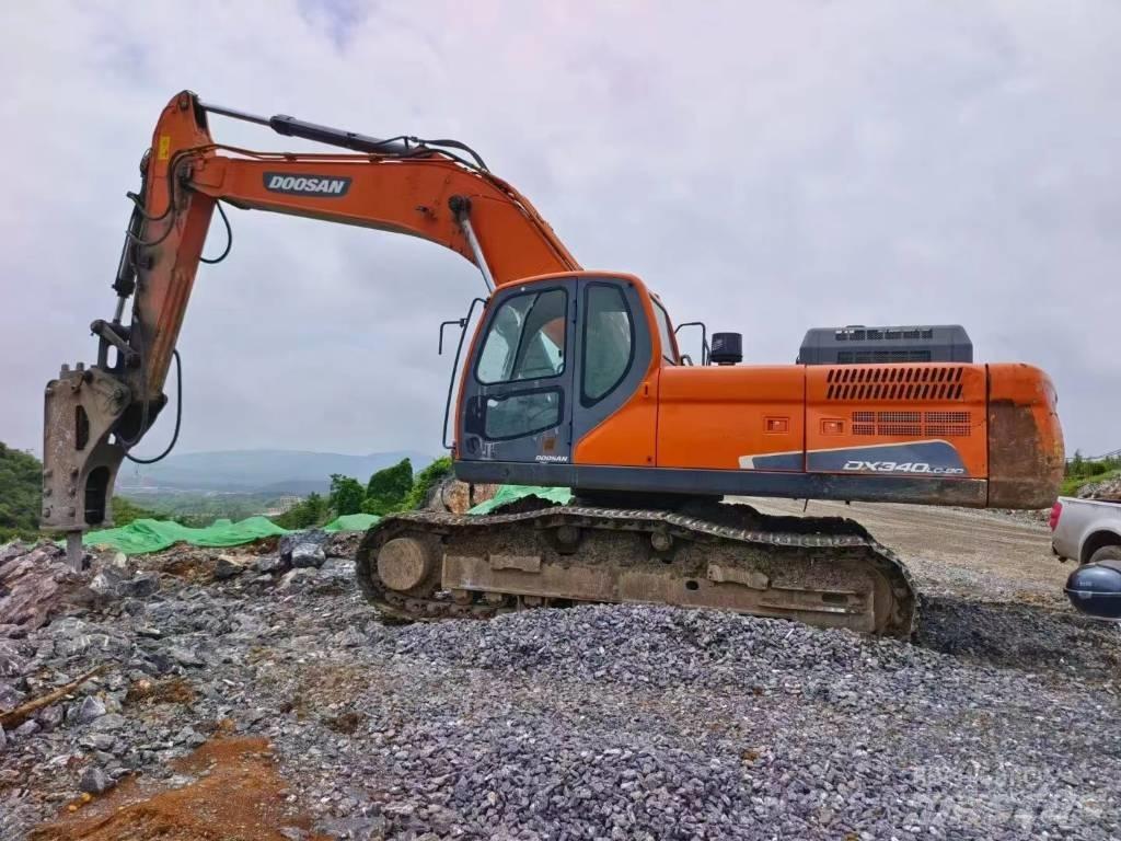 Doosan DX 340 LC-9C Lánctalpas kotrók