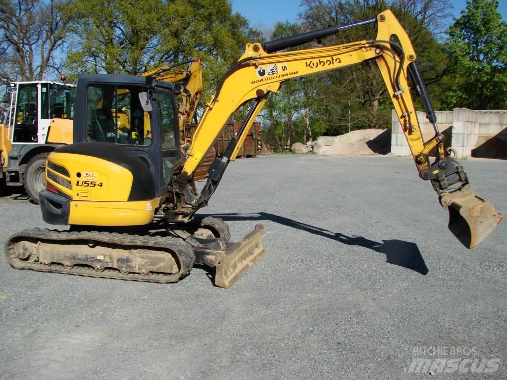 Kubota U 55-4 Mini kotrók < 7t