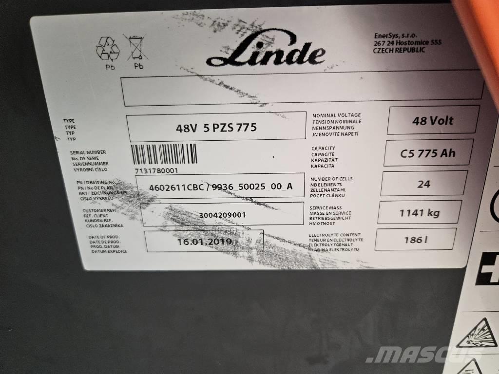 Linde R20N Elektromos gyalogkíséretű targoncák