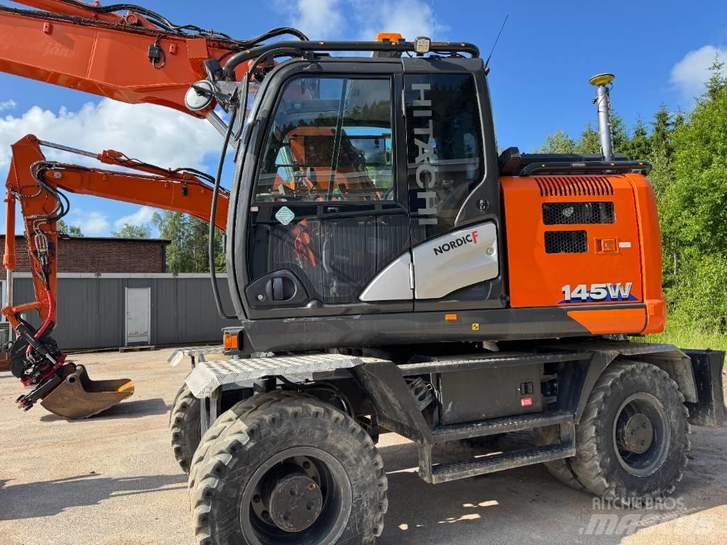 Hitachi ZX 145 W-6 Gumikerekes kotrók