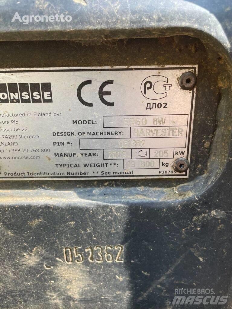 Ponsse Ergo 6W Betakarítók