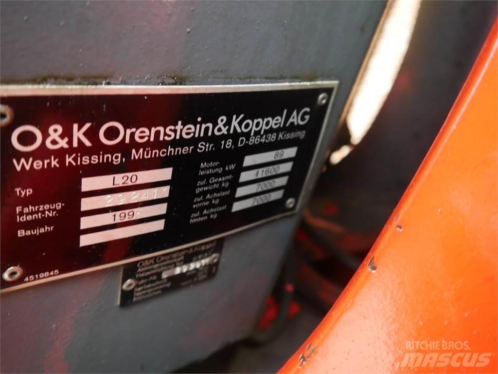O&K L20 Gumikerekes homlokrakodók
