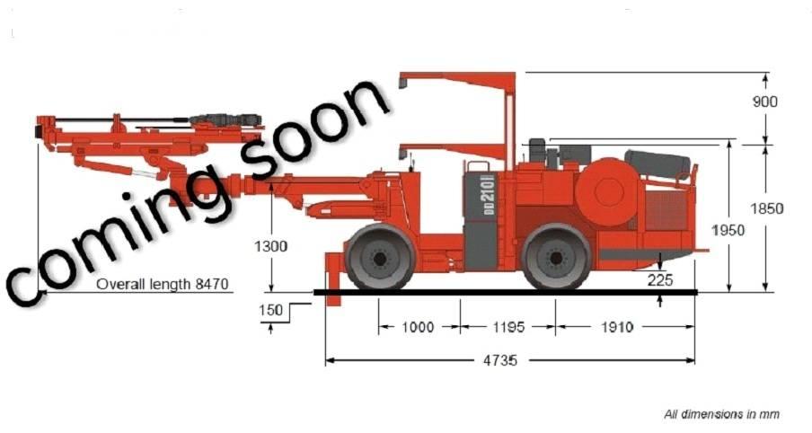 Sandvik DD 210 Alagút- és földalatti bányászati fúrók