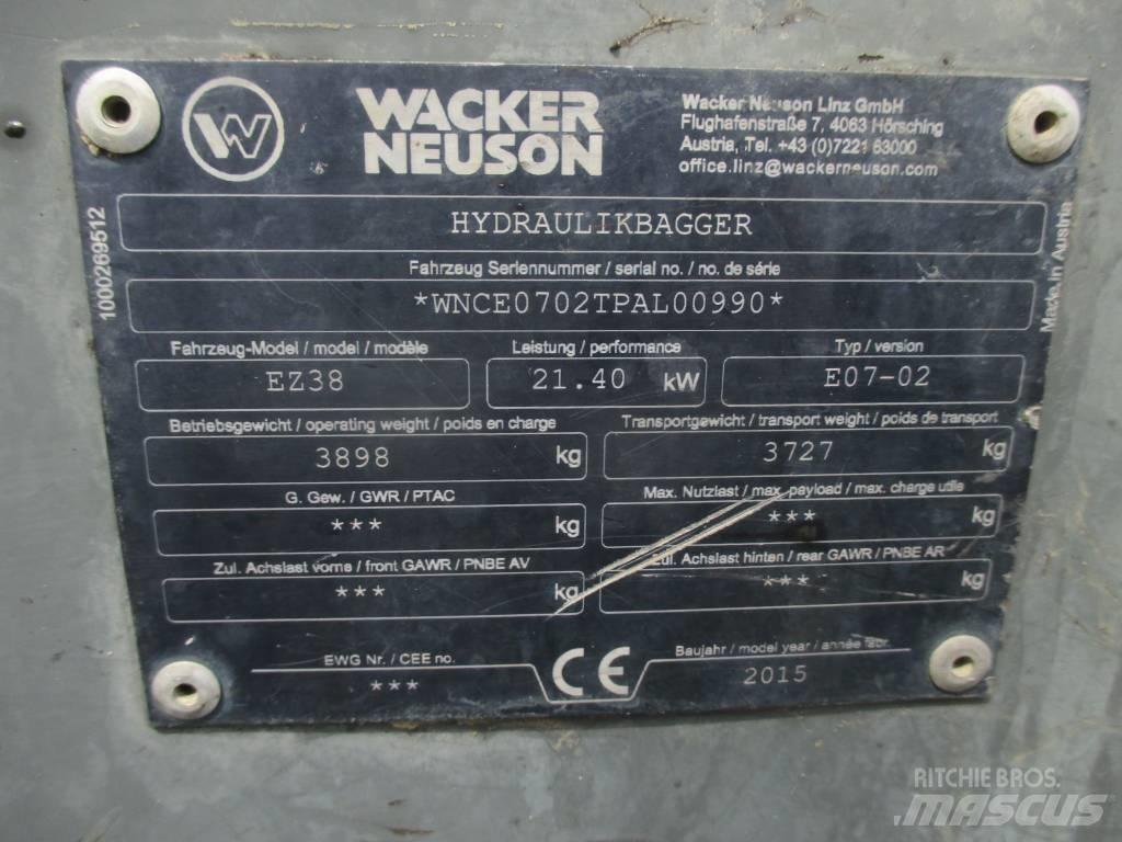 Wacker Neuson EZ 38 Lánctalpas kotrók