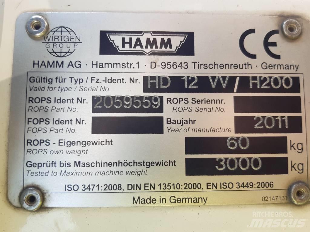 Hamm HD 12 VV Ikerdobos hengerek