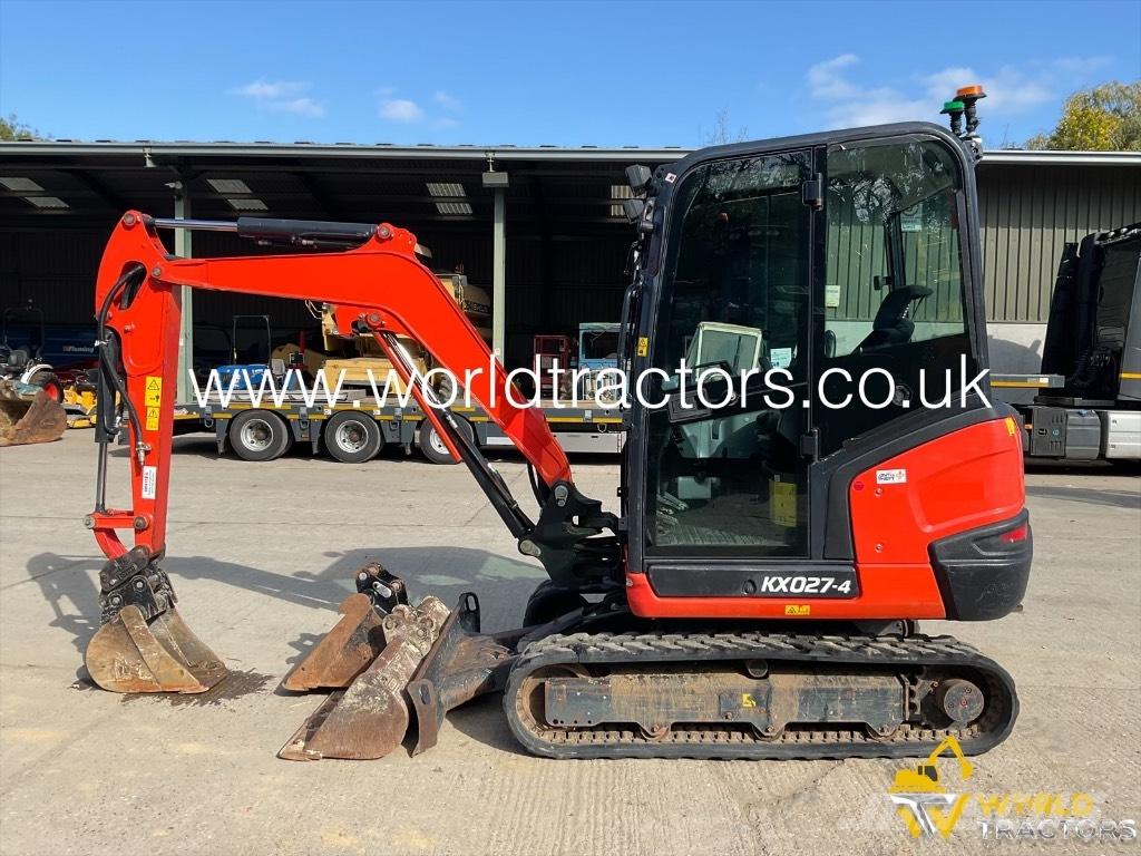 Kubota KX 027-4 Mini kotrók < 7t