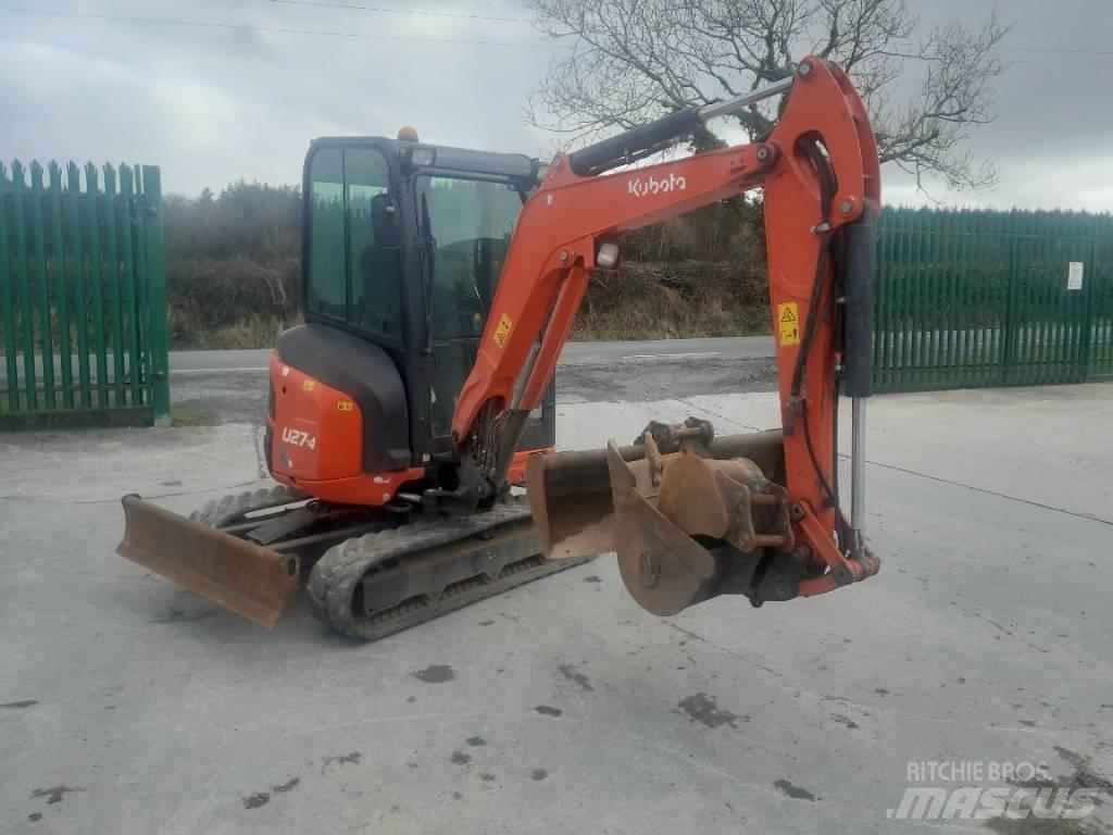 Kubota U 27-4 Mini kotrók < 7t