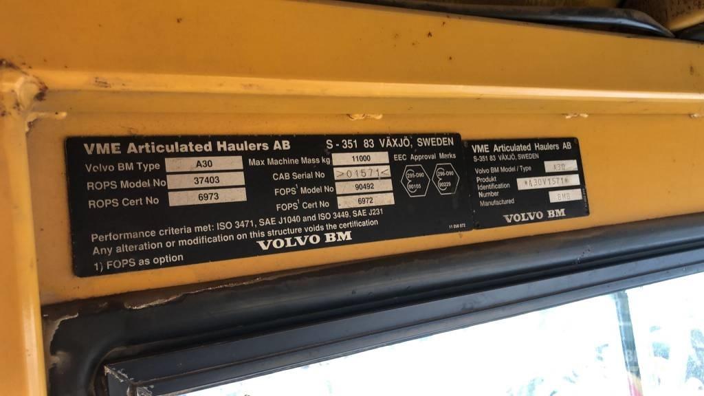 Volvo A 30 Csuklósdömperek