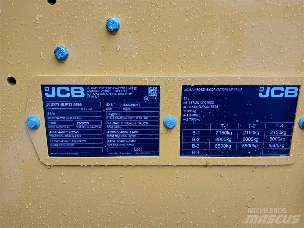 JCB 532-60 AGRI Teleszkópos rakodók