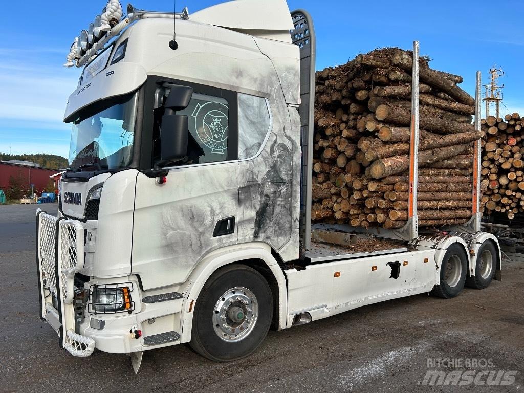 Scania R 650 Rönkszállító teherautók