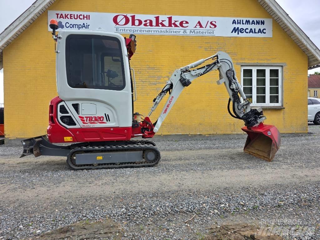 Takeuchi TB 320 Mini kotrók < 7t