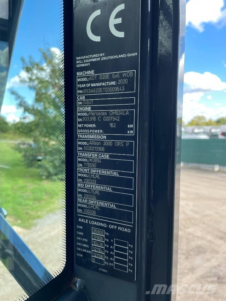 Bell B20E Csuklósdömperek
