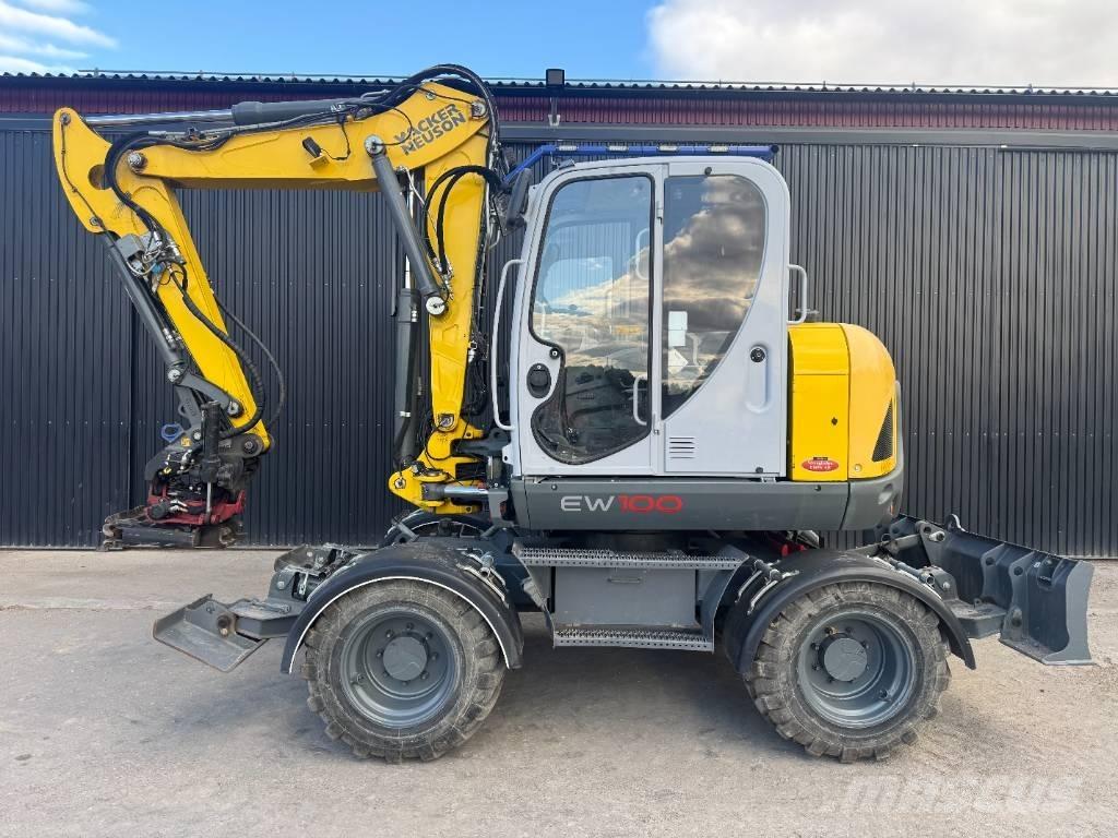 Wacker Neuson EW 100 Gumikerekes kotrók