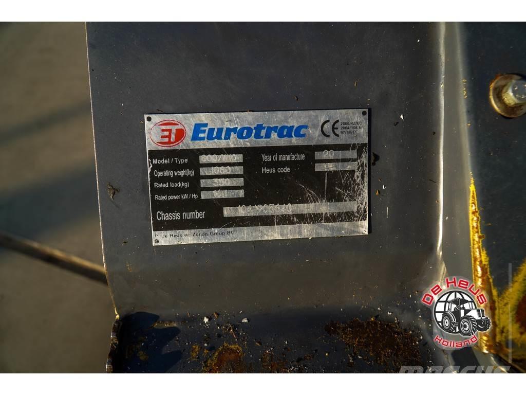 Eurotrac W10 Gumikerekes homlokrakodók