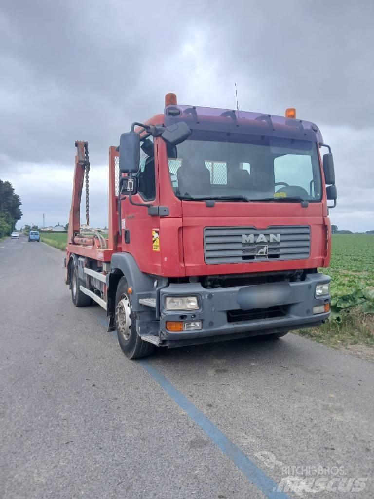 MAN TGM 18.280 Hidraulikus konténerszállító