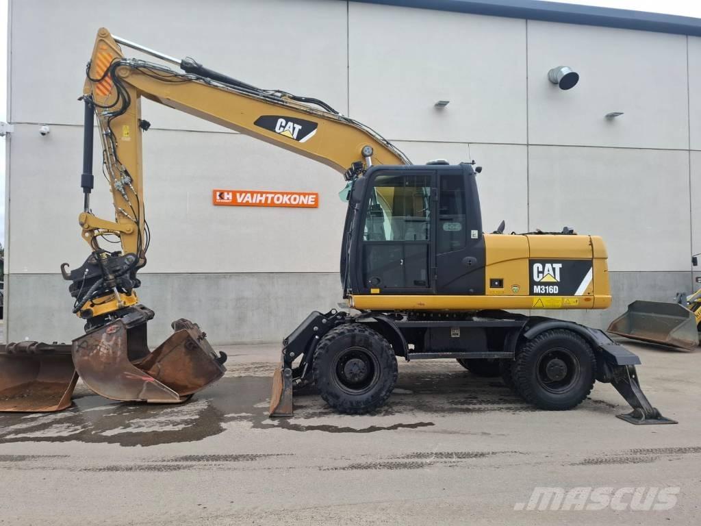 CAT 316D Gumikerekes kotrók