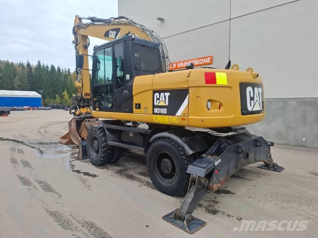 CAT 316D Gumikerekes kotrók