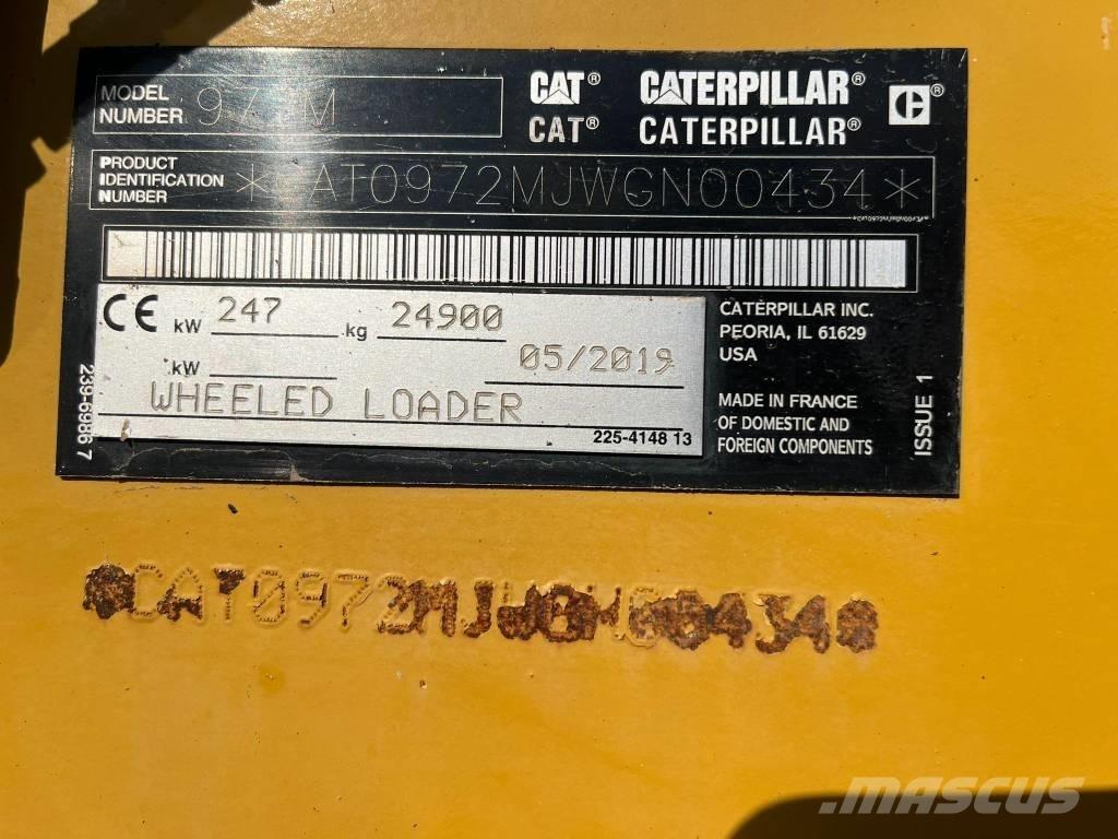 CAT 972 M Gumikerekes homlokrakodók